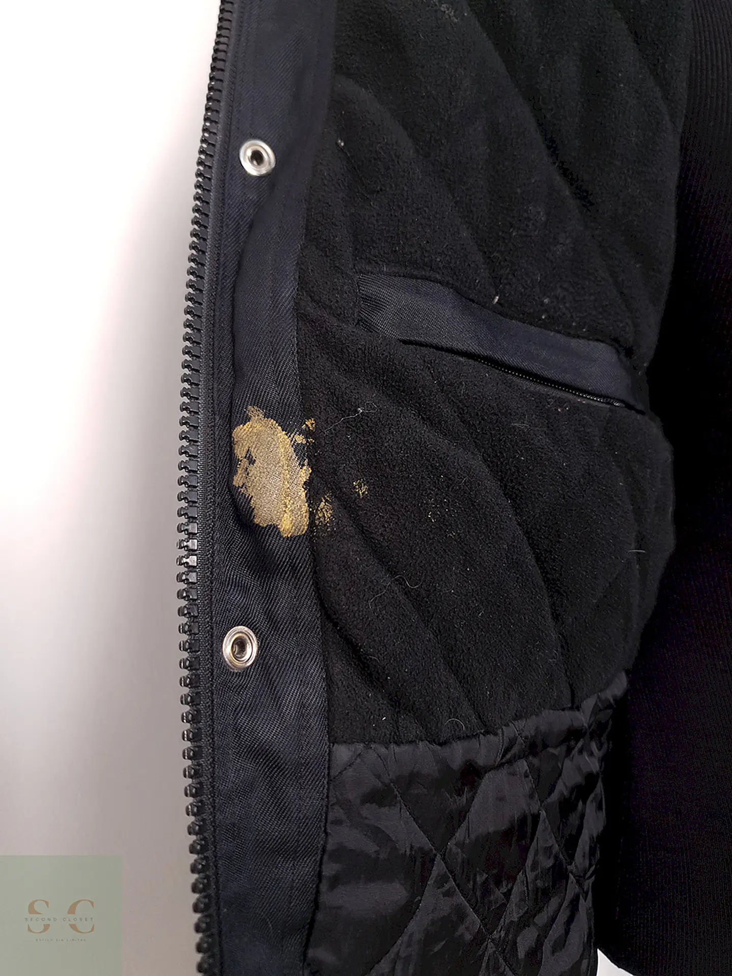 Chaqueta Job Encerada Térmica Negra - Talla M 14