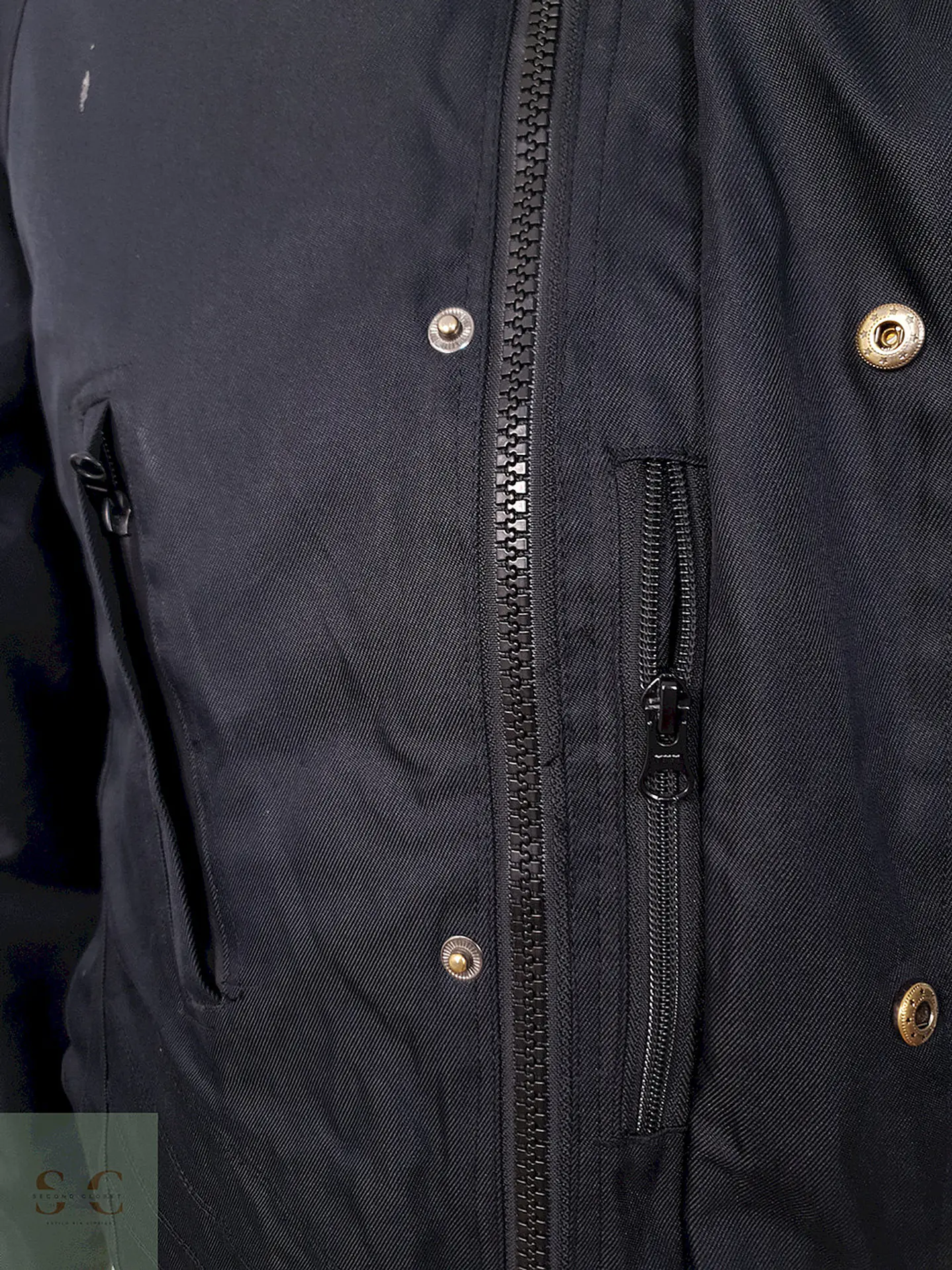 Chaqueta Job Encerada Térmica Negra - Talla M 15