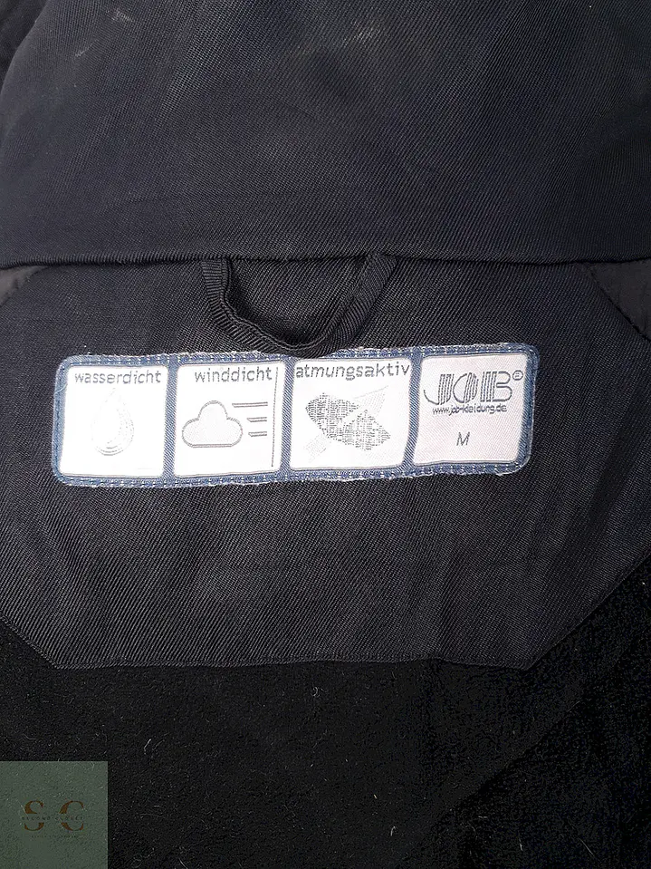 Chaqueta Job Encerada Térmica Negra - Talla M 16