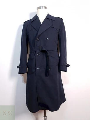 Trench Commander Cruzado Azul Marino - Talla ML