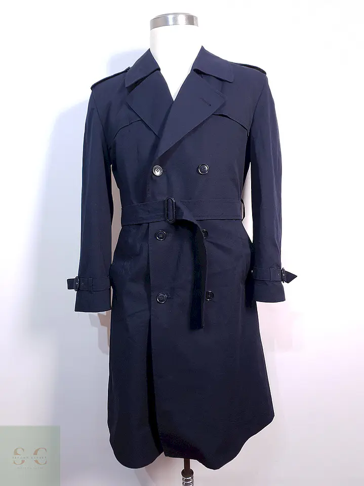 Trench Commander Cruzado Azul Marino - Talla ML 2