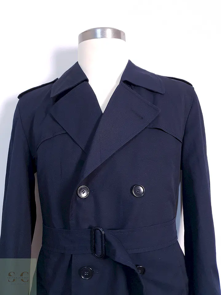Trench Commander Cruzado Azul Marino - Talla ML 4