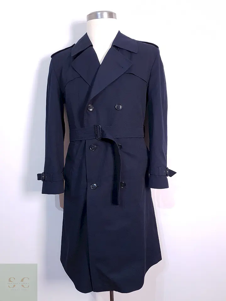 Trench Commander Cruzado Azul Marino - Talla ML 5