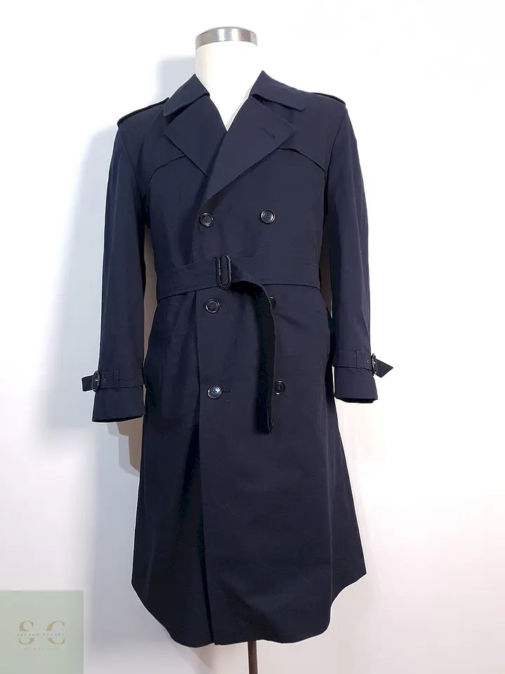 Trench Commander Cruzado Azul Marino - Talla ML 11