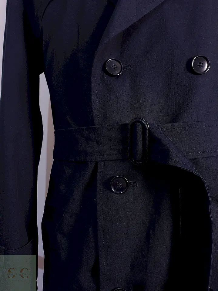 Trench Commander Cruzado Azul Marino - Talla ML 14