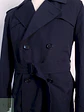 Trench Commander Cruzado Azul Marino - Talla ML - Miniatura 16