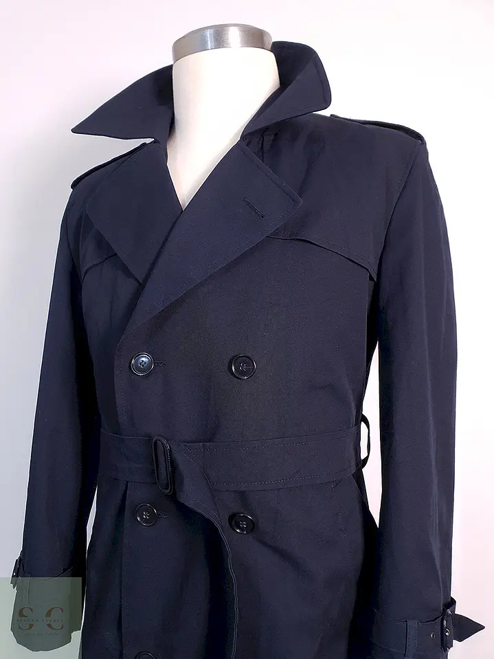 Trench Commander Cruzado Azul Marino - Talla ML 17