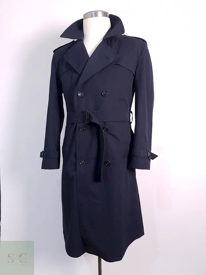 Trench Commander Cruzado Azul Marino - Talla ML 19