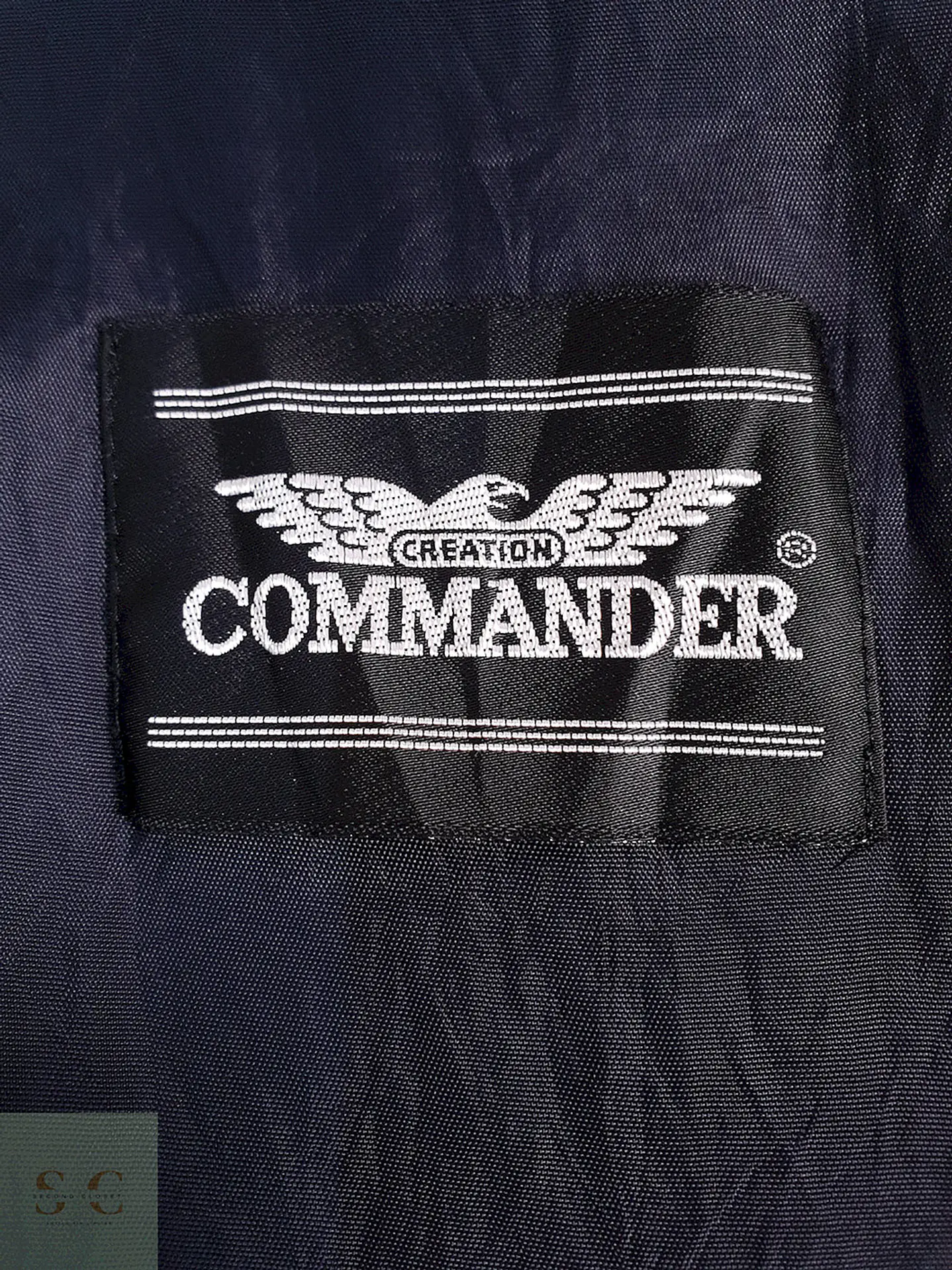 Trench Commander Cruzado Azul Marino - Talla ML 28