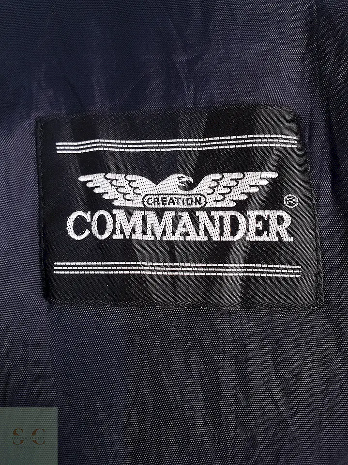 Trench Commander Cruzado Azul Marino - Talla ML 28