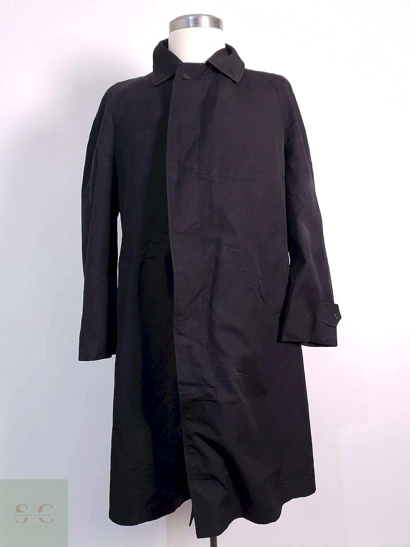 Trench Werther Gabardina Negra - Talla L 3