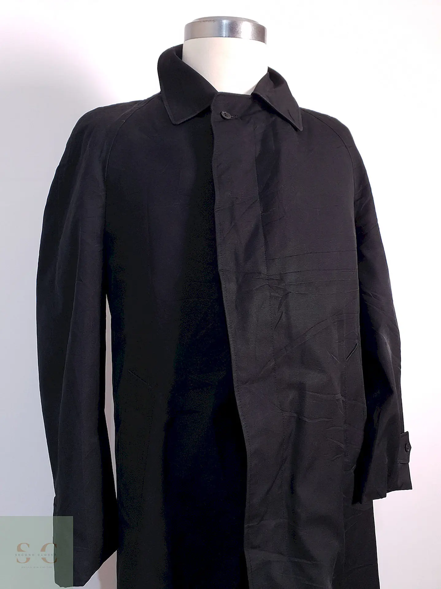 Trench Werther Gabardina Negra - Talla L 4