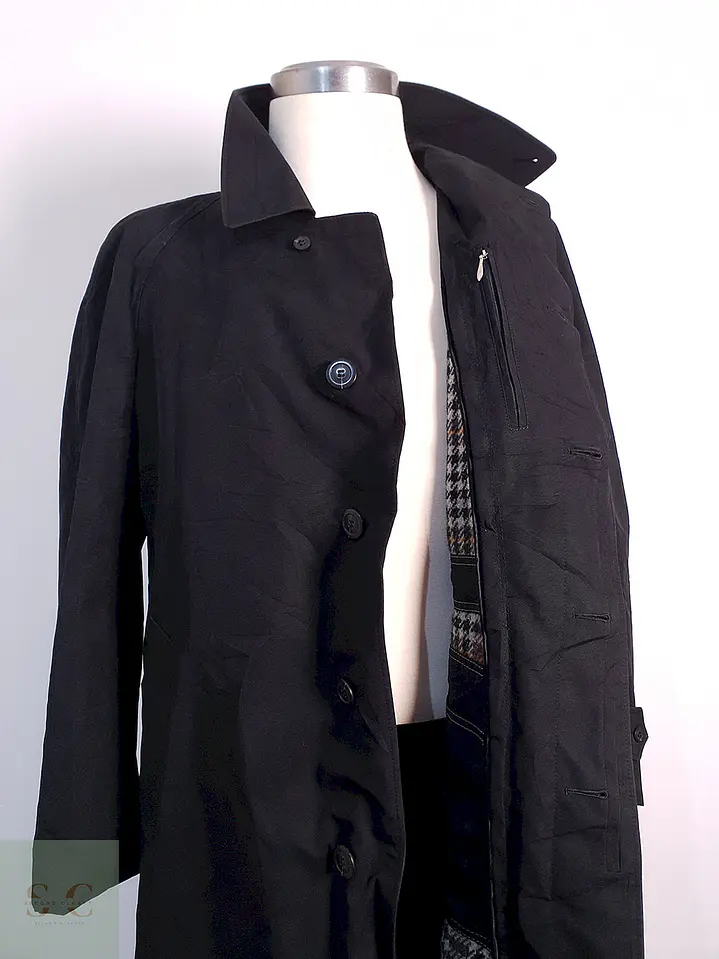 Trench Werther Gabardina Negra - Talla L 5