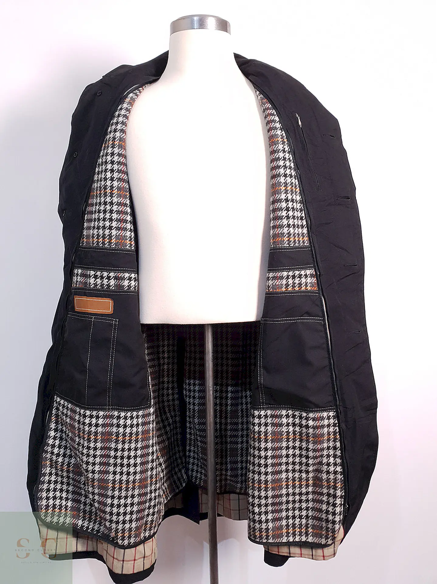 Trench Werther Gabardina Negra - Talla L 6