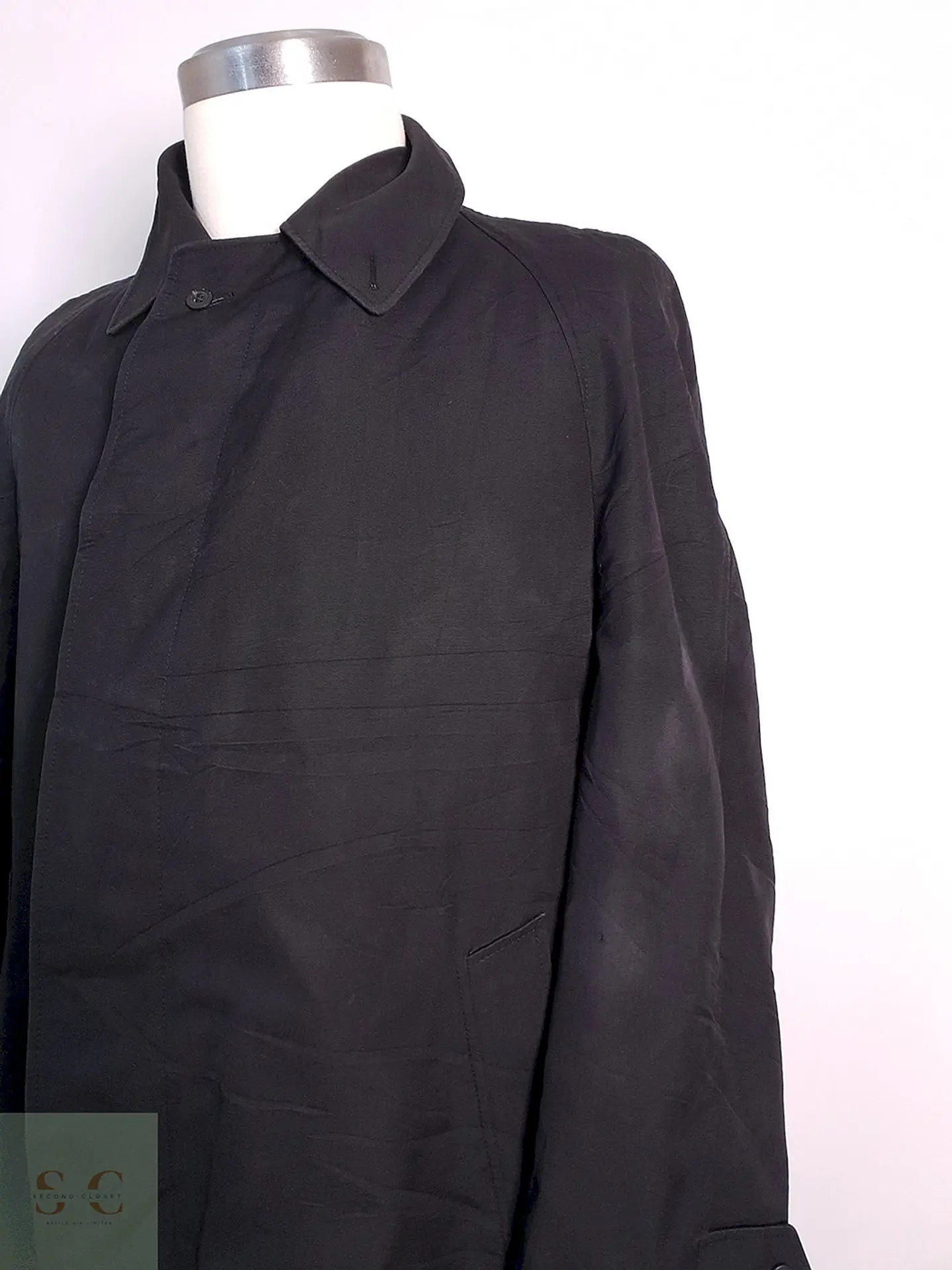Trench Werther Gabardina Negra - Talla L 7