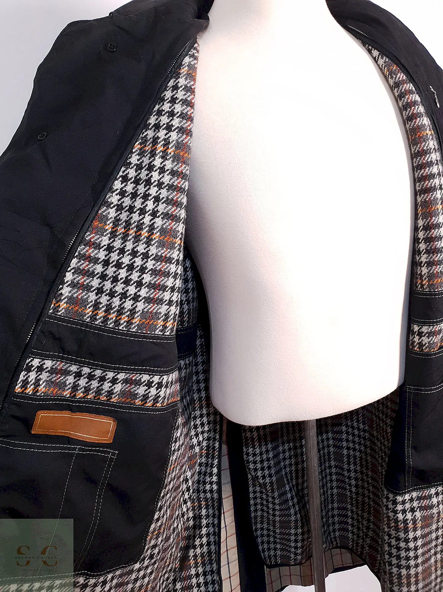 Trench Werther Gabardina Negra - Talla L 8