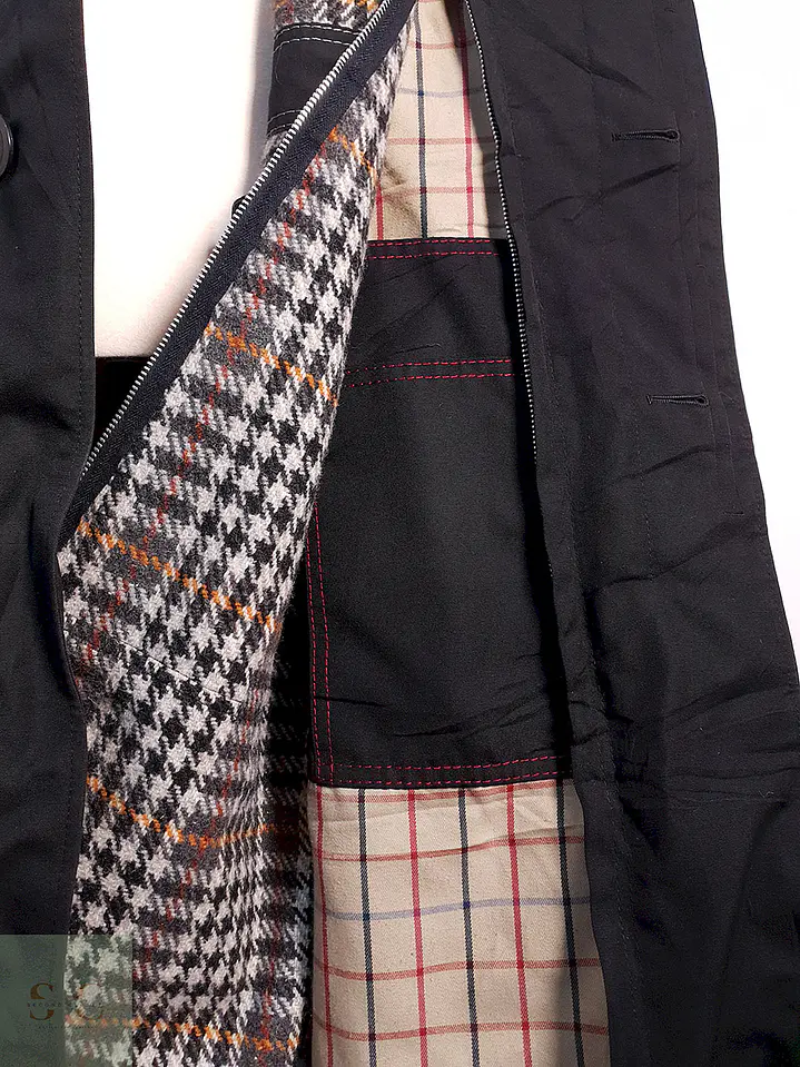 Trench Werther Gabardina Negra - Talla L 9