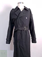 Trench Vintage Cruzado con Cinturón Plomo Azulado - Talla 3XL - Miniatura 2