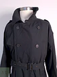 Trench Vintage Cruzado con Cinturón Plomo Azulado - Talla 3XL - Miniatura 3