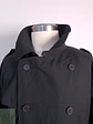 Trench Vintage Cruzado con Cinturón Plomo Azulado - Talla 3XL - Miniatura 4