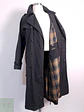 Trench Vintage Cruzado con Cinturón Plomo Azulado - Talla 3XL - Miniatura 5