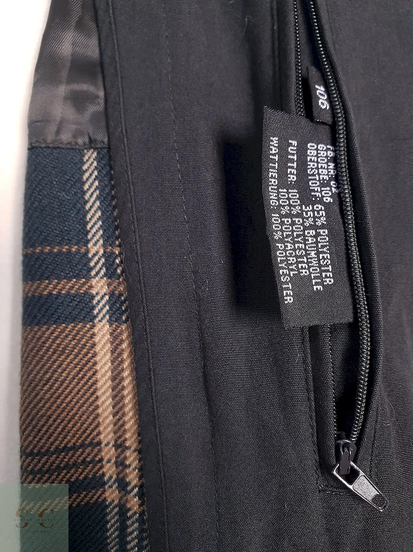 Trench Vintage Cruzado con Cinturón Plomo Azulado - Talla 3XL 11