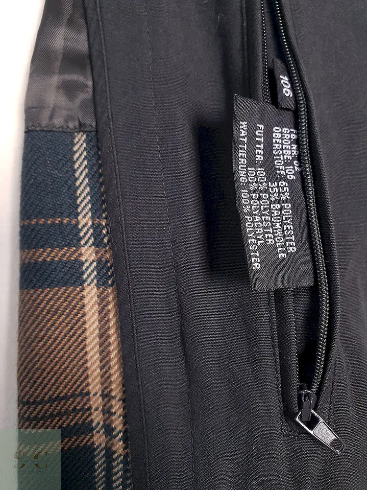 Trench Vintage Cruzado con Cinturón Plomo Azulado - Talla 3XL 11
