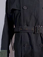 Trench Vintage Cruzado con Cinturón Plomo Azulado - Talla 3XL - Miniatura 12