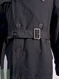 Trench Vintage Cruzado con Cinturón Plomo Azulado - Talla 3XL - Miniatura 17