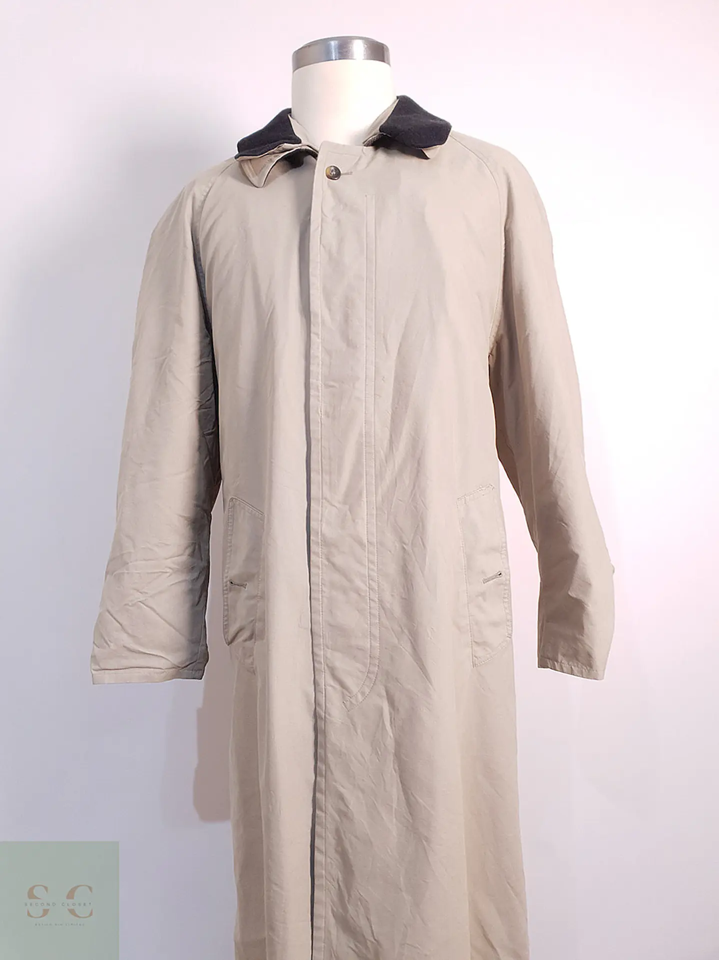 Trench Bugatti Gabardina Caqui Forro Desmontable - Talla 3XL 2