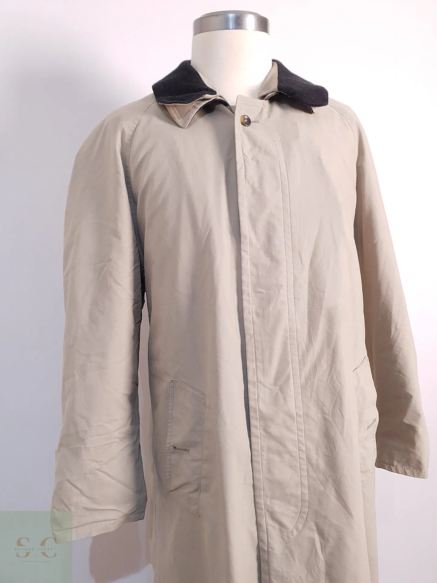 Trench Bugatti Gabardina Caqui Forro Desmontable - Talla 3XL 6