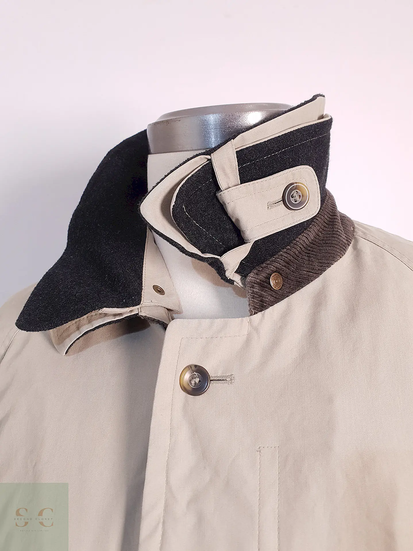 Trench Bugatti Gabardina Caqui Forro Desmontable - Talla 3XL 7