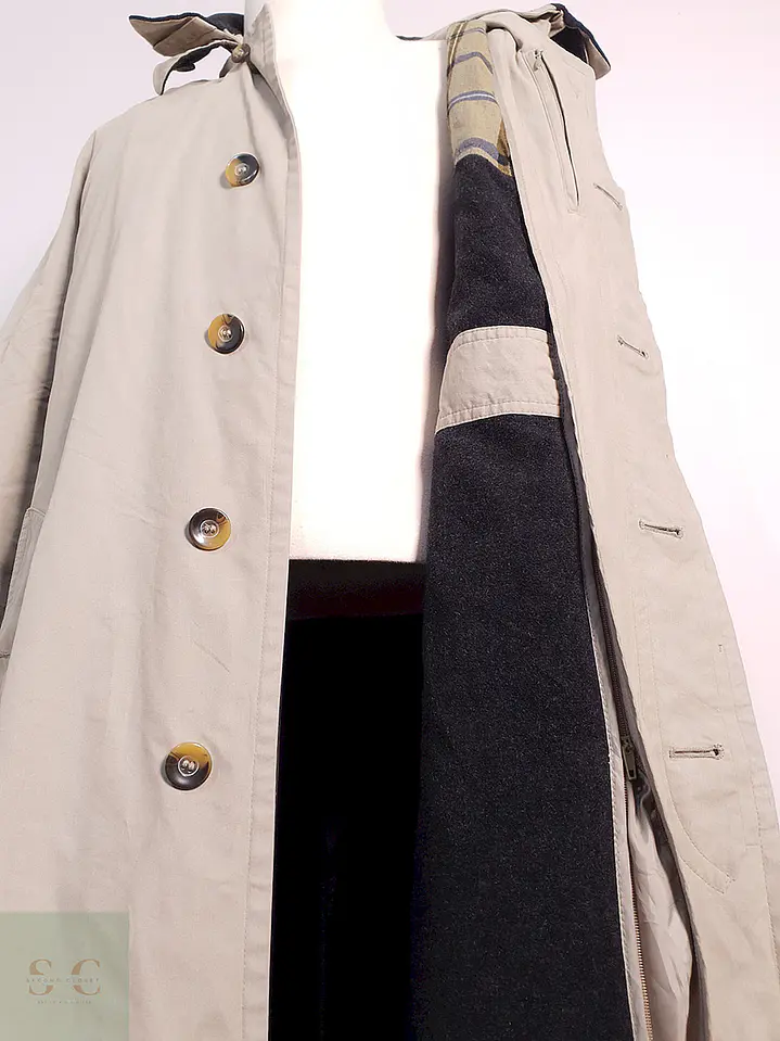 Trench Bugatti Gabardina Caqui Forro Desmontable - Talla 3XL 12
