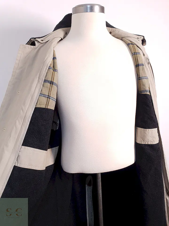 Trench Bugatti Gabardina Caqui Forro Desmontable - Talla 3XL 13