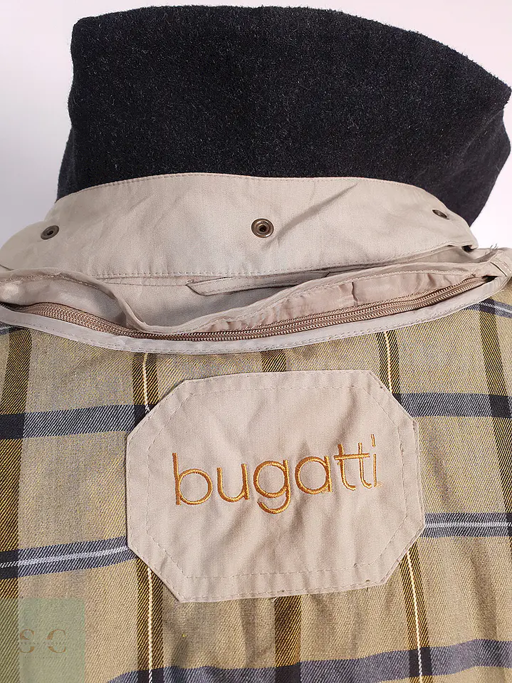 Trench Bugatti Gabardina Caqui Forro Desmontable - Talla 3XL 16