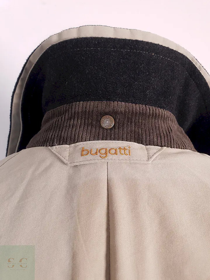 Trench Bugatti Gabardina Caqui Forro Desmontable - Talla 3XL 18