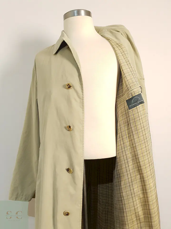 Trench Michael Bogner Beige Claro - Talla 3XL 4