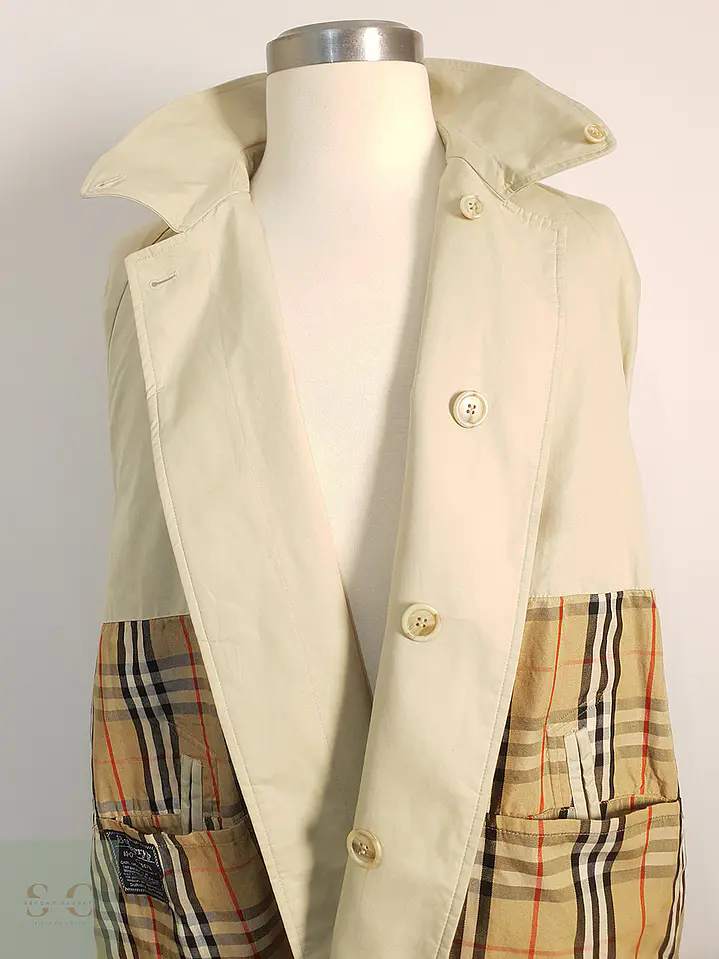 Trench Burberry Clásico Nova Check - Talla XL 9