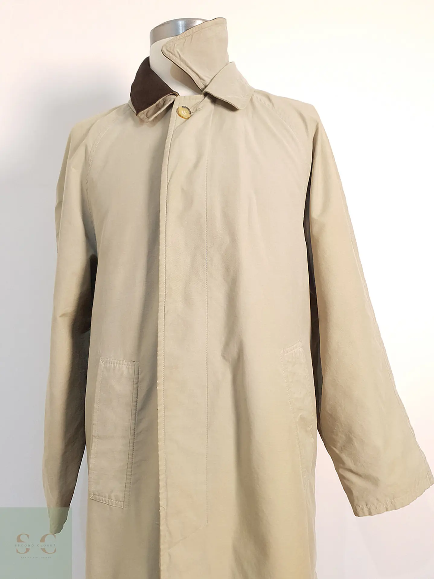 Trench Gilberto Gabardina Beige - Talla L 4