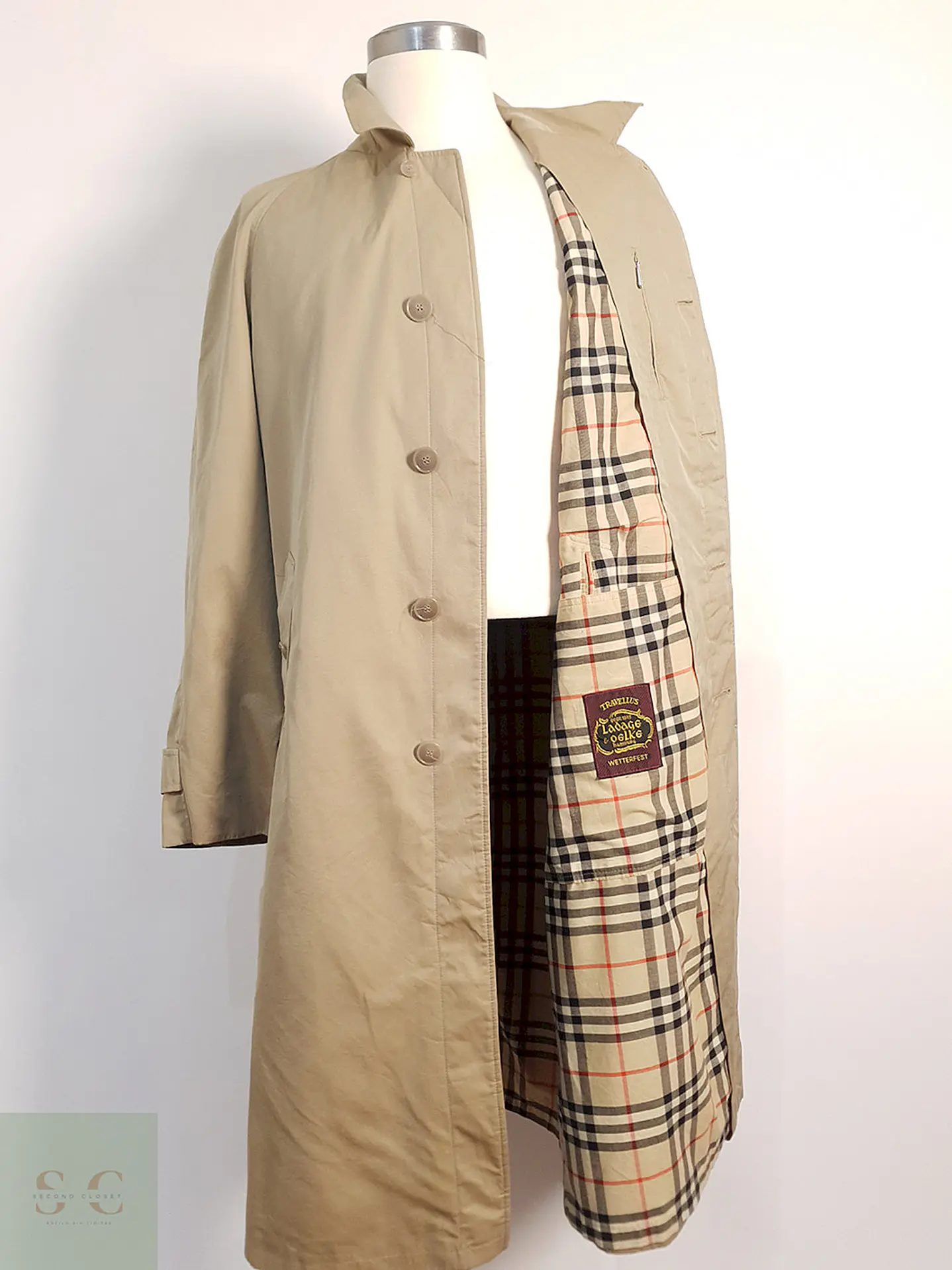 Trench Daré Bridge Gabardina Caqui - Talla L 15
