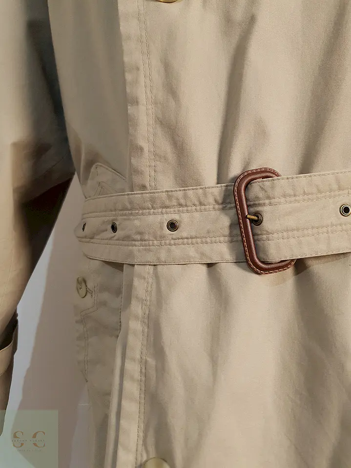 Trench Bugatti Cruzado con Cinturón Beige - Talla XL 5