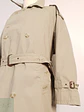 Trench Bugatti Cruzado con Cinturón Beige - Talla XL - Miniatura 9