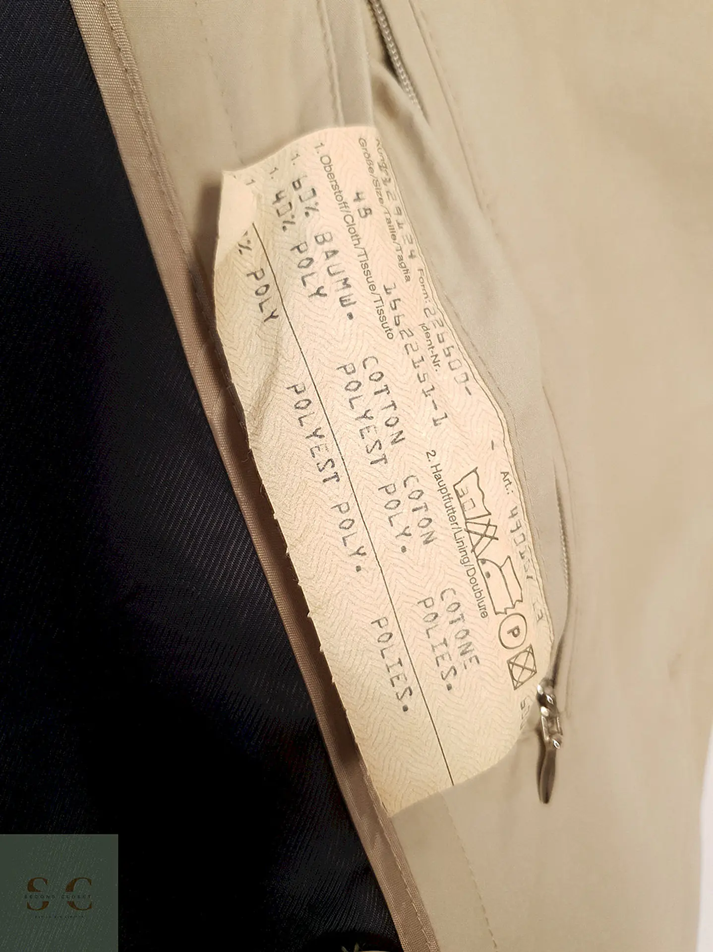 Trench Bugatti Cruzado con Cinturón Beige - Talla XL 12