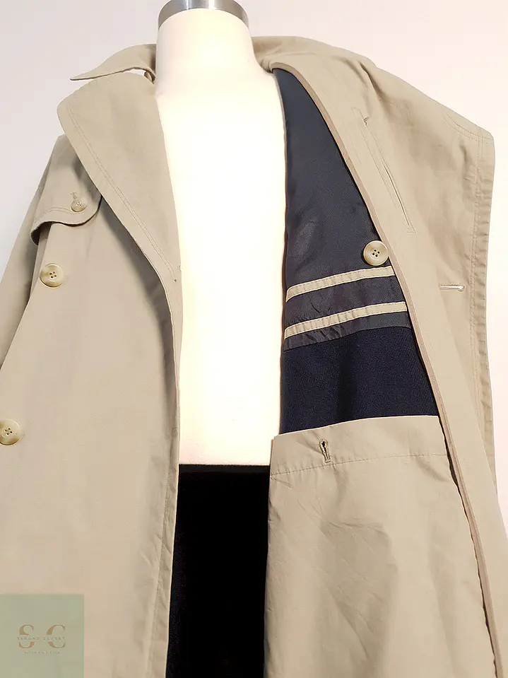 Trench Bugatti Cruzado con Cinturón Beige - Talla XL 17