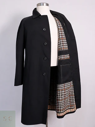 Trench Werther Gabardina Negra - Talla L