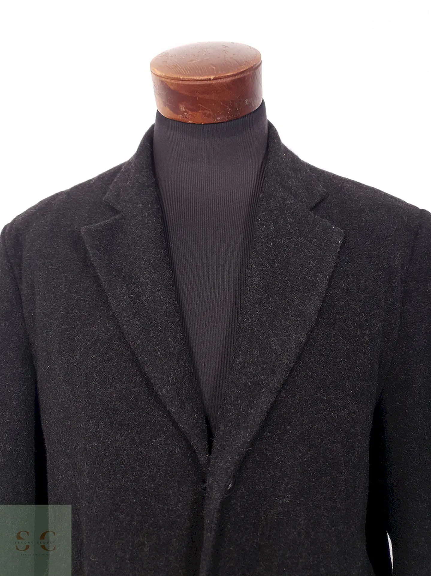 Abrigo Bogie Largo Plomo Marengo 70% Lana - Talla LXL 7