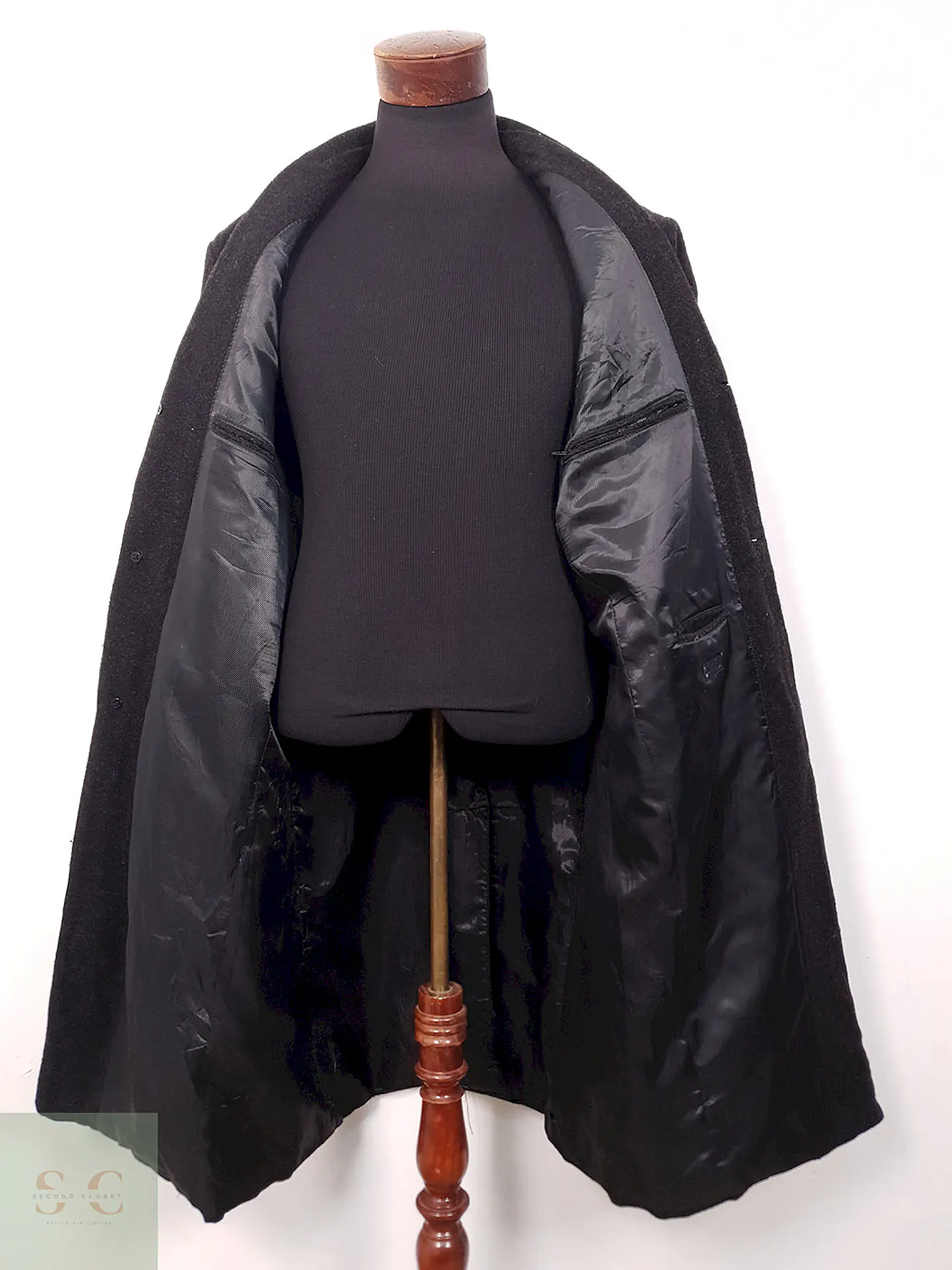 Abrigo Bogie Largo Plomo Marengo 70% Lana - Talla LXL 11