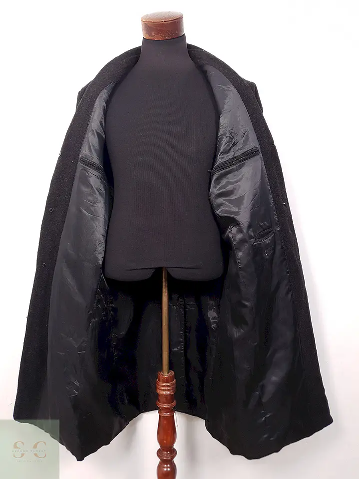 Abrigo Bogie Largo Plomo Marengo 70% Lana - Talla LXL 11