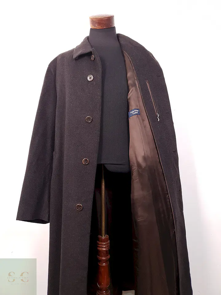 Abrigo Largo Schneiders Café 80% Lana Virgen - Talla 2XL 2