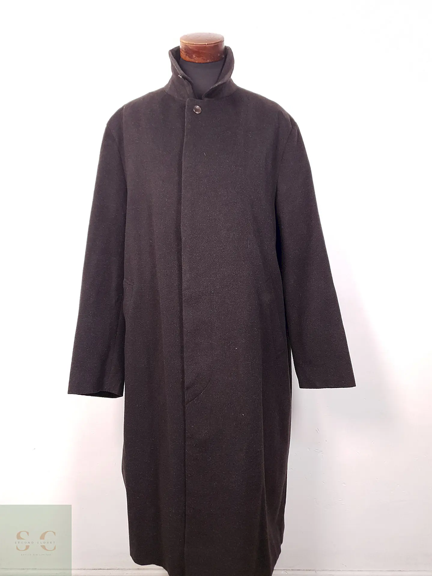 Abrigo Largo Schneiders Café 80% Lana Virgen - Talla 2XL 10